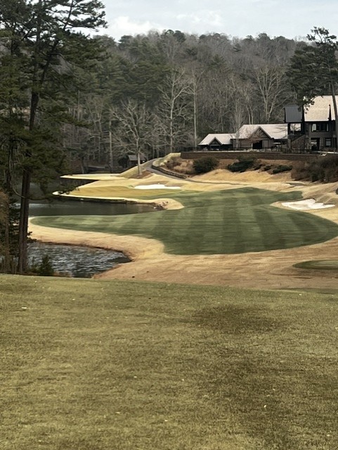 Big Canoe fairway paint